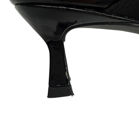 Anne Klein Akisabell Mule Heels 6.5M Black Stretch iFlex Kitten Heel NEW In Box - Picture 14 of 16